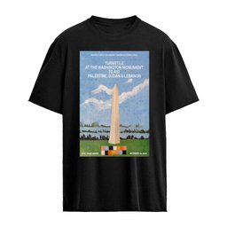 Turnstile October 24 2026 Washington Monument Palestine Sudan Lebanon Benefit Concert Poster Limit