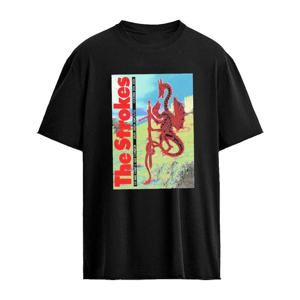 The Strokes Event Poster At Utilita Arena In Newcastle Uk On October 25 2026 Shirt