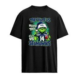 They Hate Us Because They Ain’t Us Seahawks Grinch Christmas 2026 Shirt