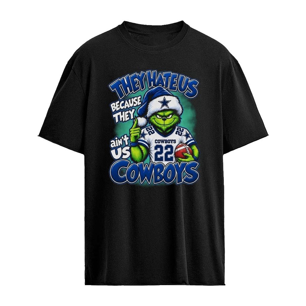 They Hate Us Because They Ain’t Us Cowboys Grinch Christmas 2026 Shirt