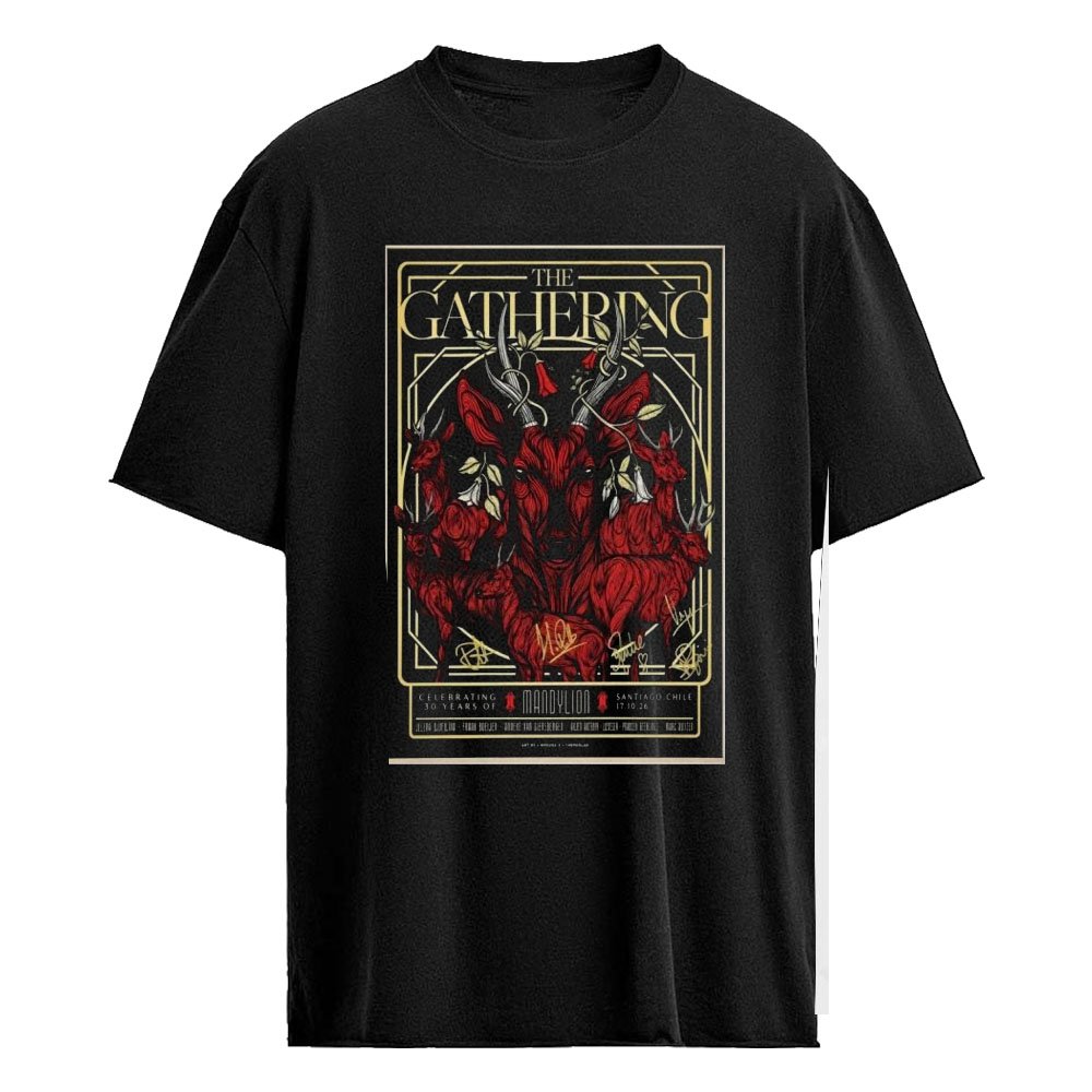 The Gathering Celebrating 30 Years of Mandylion Santiago Chile 17-10-2026 Concert Poster Shirt