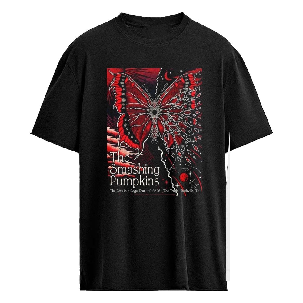 The Smashing Pumpkins Nashville TN Event Poster 2026 Live At The Truth October 22 2026 Unisex T-Shirt