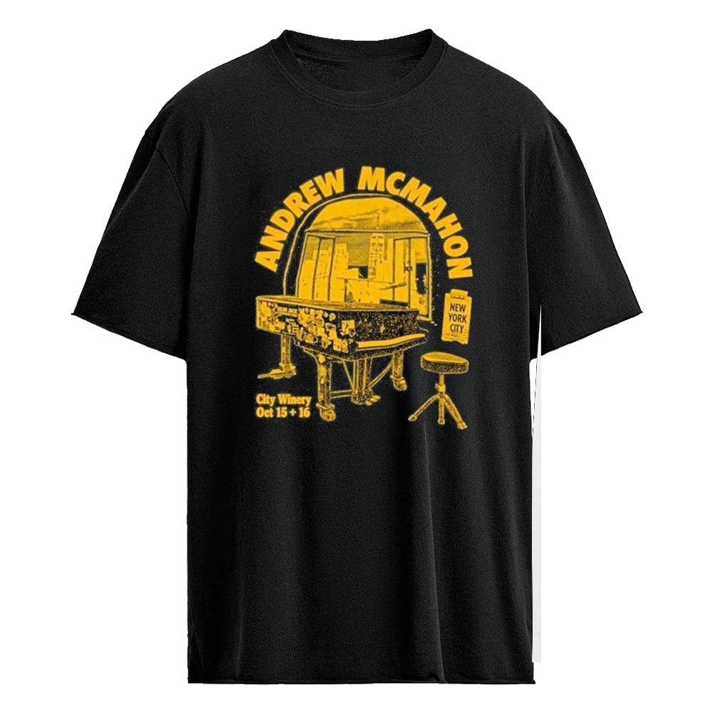 Andrew McMahon Piano October 15 & 16 2026 New York T-Shirt