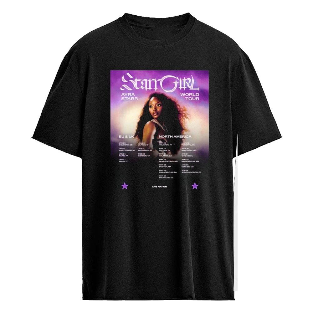 Arya Starr Starrgirl World Tour 2027 Schedule Dates Shirt