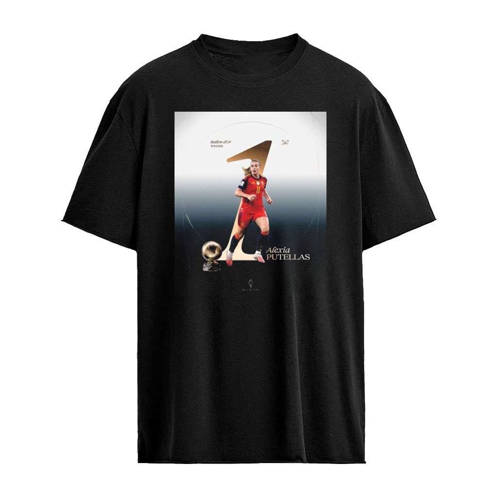 Alexia Putellas Ballon d’Or Winner 2026 T-Shirt