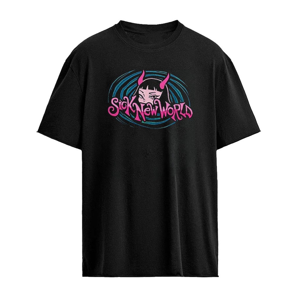 Sick New World Fort Worth Texas 2026 Devil Girl Spiral Baby Doll Merch At Texas Motor Speedway On