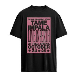 Tame Impala On The Deadbeat Tour RAC Arena Perth WA 10.24.2026 And 10.25.2026 Vintage Poster
