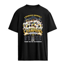 Brewers 2026 National League Champions Thank You for the Memories Shirt