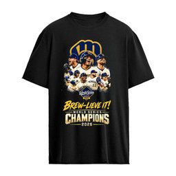 Brewers World Series Champions 2026 Brew-Lieve It Shirt