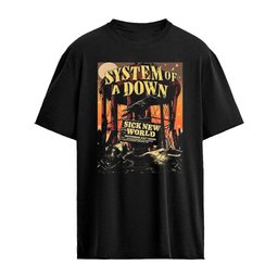 SOAD System Of A Down x Sick New World Texas 2026 Specific Poster For October 24th 2026 T-Shirt