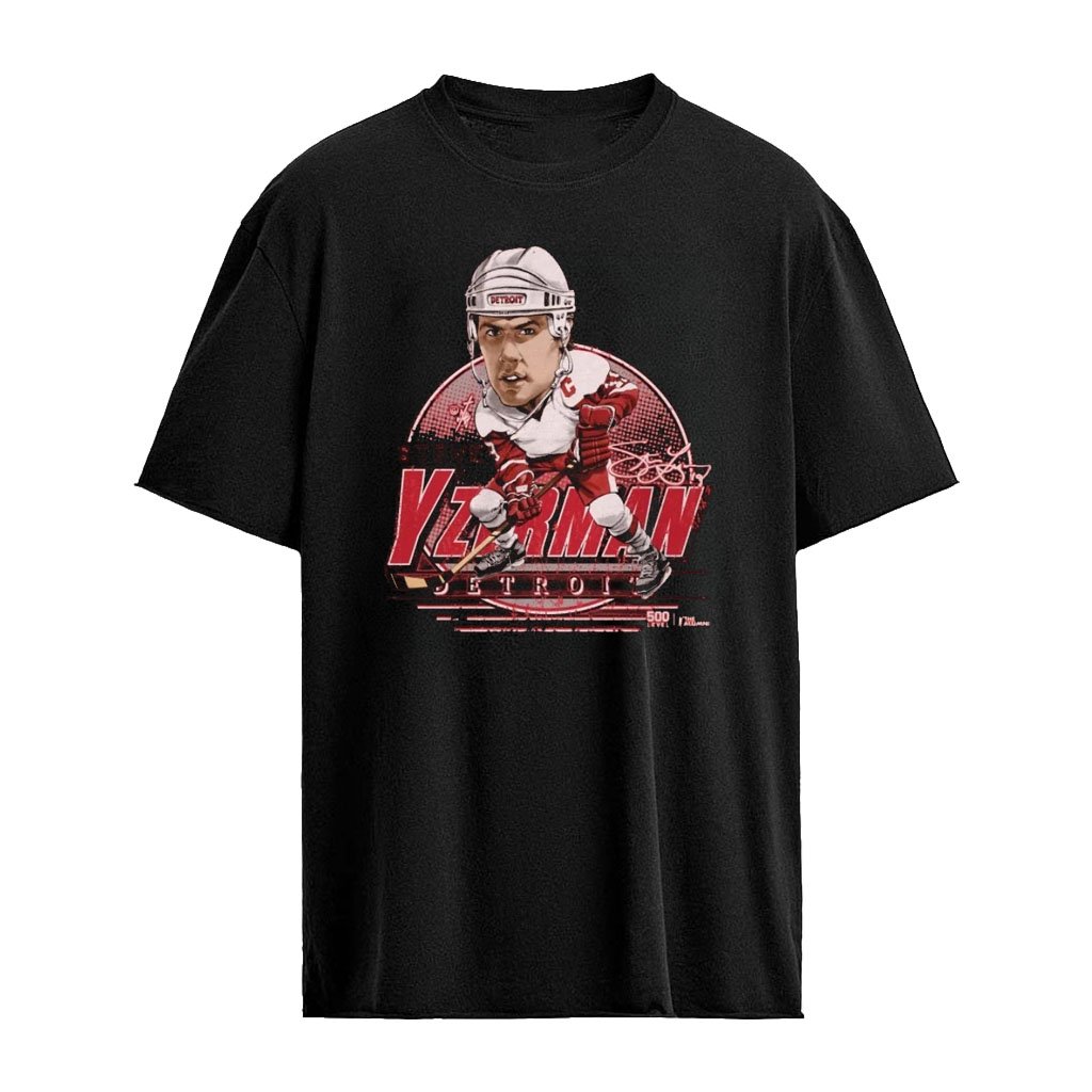 Steve Yzerman Detroit Bruce Stark Collection Away T-Shirt