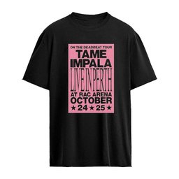 Tame Impala On The Deadbeat Tour Rac Arena Perth Wa 10.24.2026 And 10.25.2026 Vintage Poster Shirt