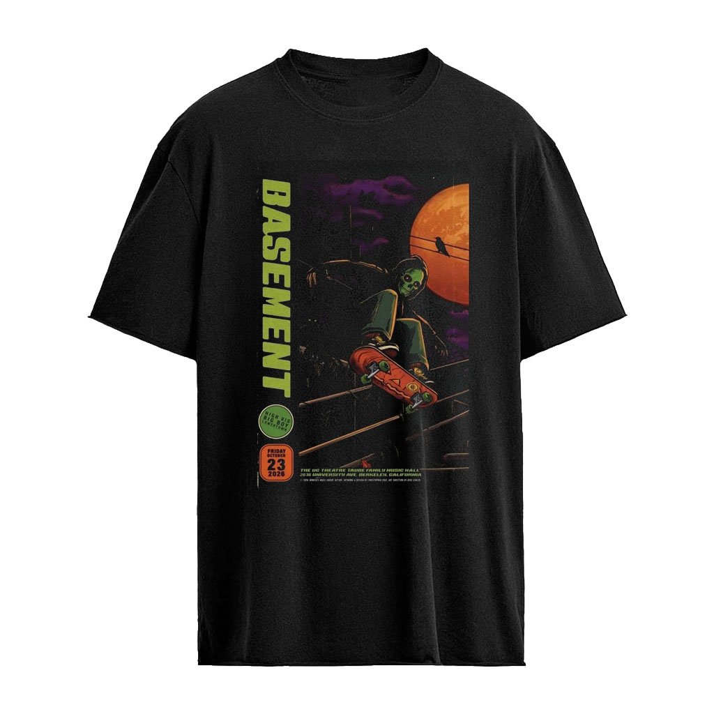 Basement High Vis Big Boy October 23 2026 The UC Theatre Berkeley CA Limited Concert Poster T-Shir