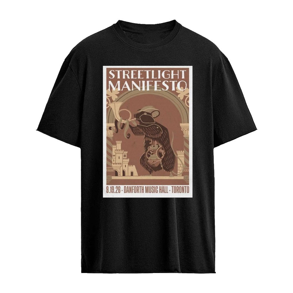 Streetlight Manifesto Toronto Sep 2026 Danforth Music Hall Poster T-Shirt