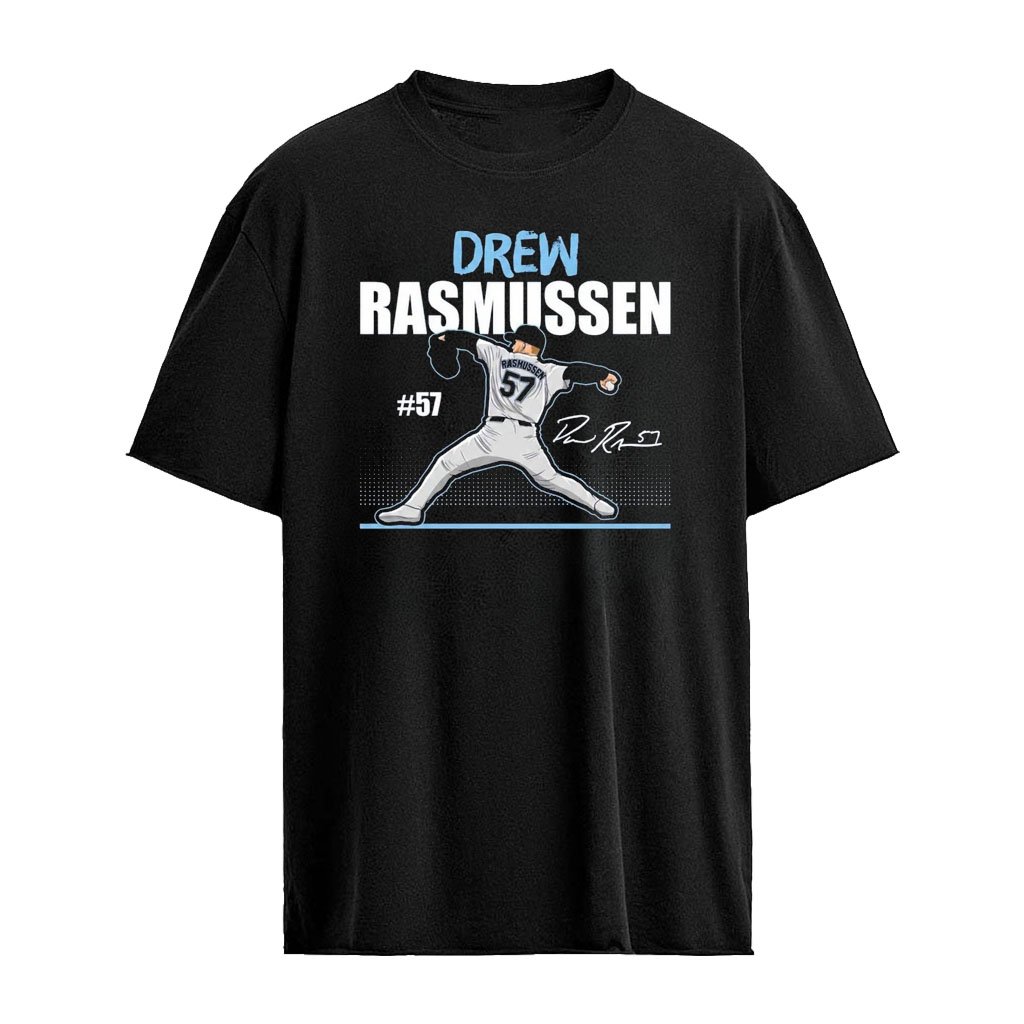 TB Rays Drew Rasmussen Signature Shirt