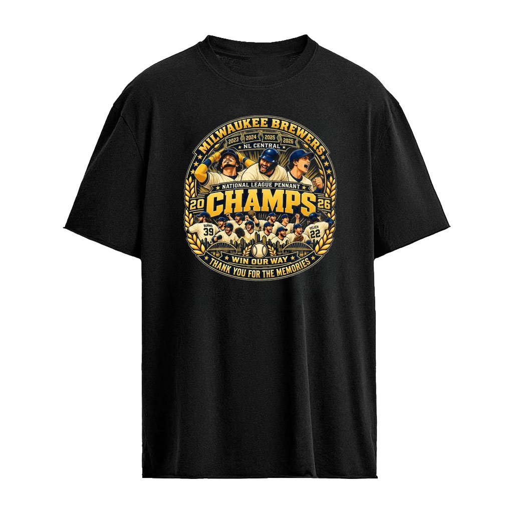 Brewers NL Central National League Pennant Champs 2026 Shirt
