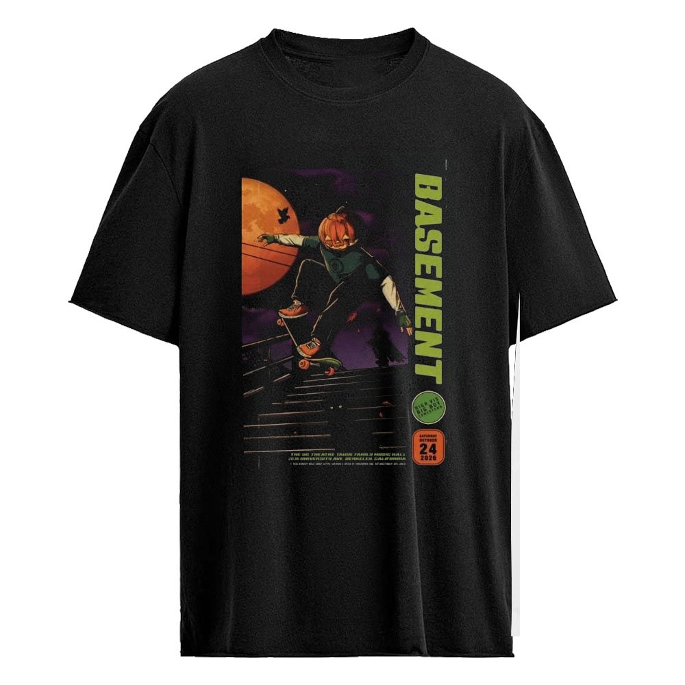 Basement High Vis Big Boy Lower Town Berkeley CA 10.24.2026 Halloween Concert Poster Shirt