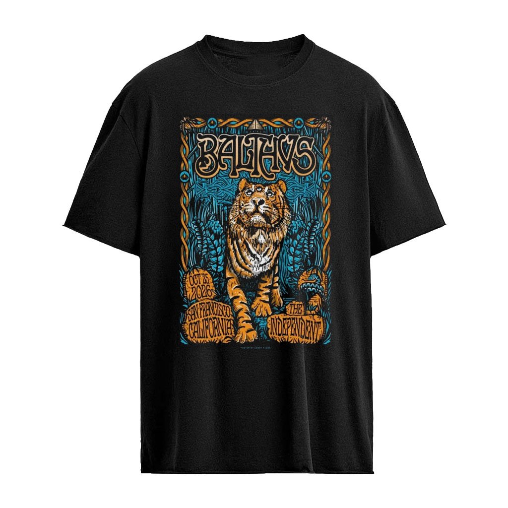 Balthvs Live at The Independent San Francisco California Oct 25 2026 Exclusive Show Poster T-Shirt