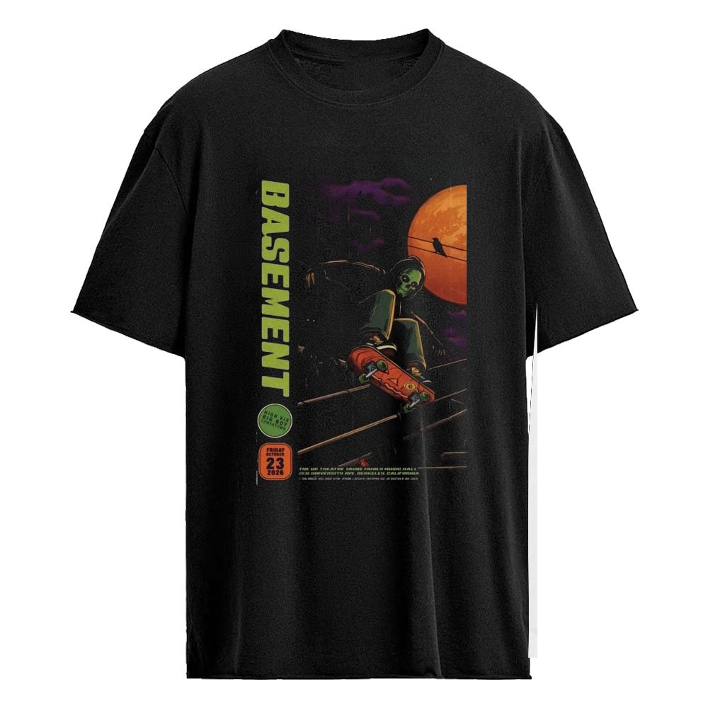 Basement Live at The UC Theatre Berkeley California October 23 2026 Halloween Event Poster Shirt