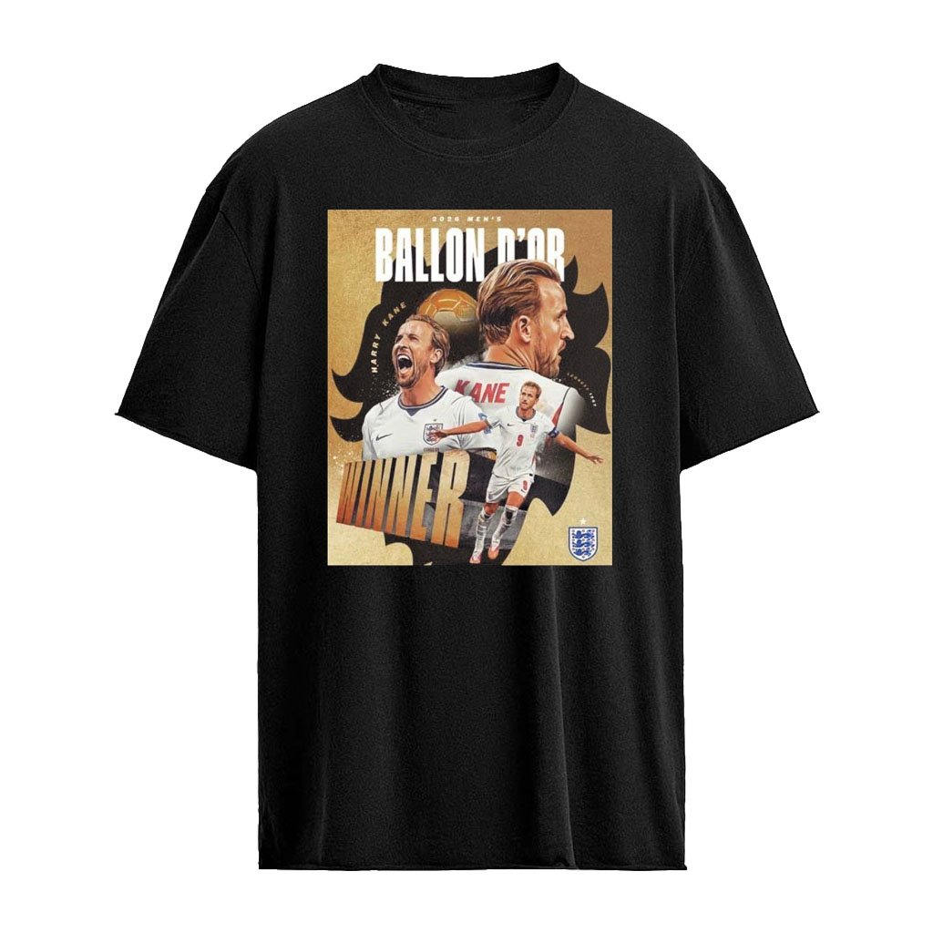Ballon d’Or 2026 Men’s Harry Kane Winner T-Shirt