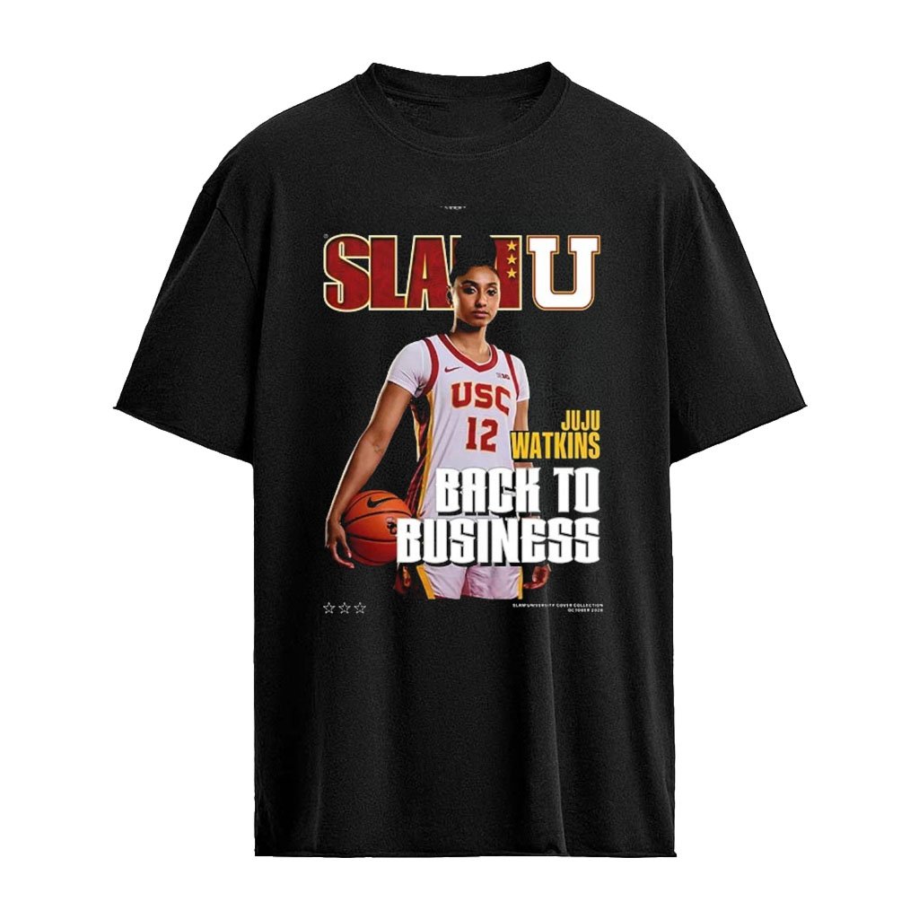 SLAM 265 USC Trojans Women Basketball JuJu Watkins Back To Business T-Shirt