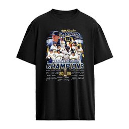 Brewers 2026 National League Champions Players Signature Shirt