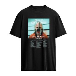 Bruce Dickinson Psychogod Tour 2027 Europe Uk Dates June December Concert Poster Shirt