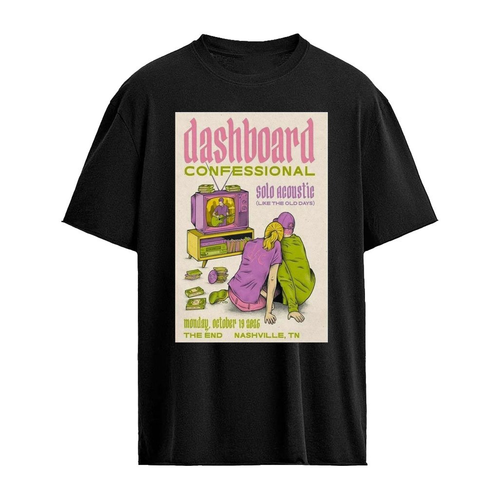 Dashboard Confessional Nashville Tennessee 10.19.2026 The End Like The Old Days Exclusive Show Pos