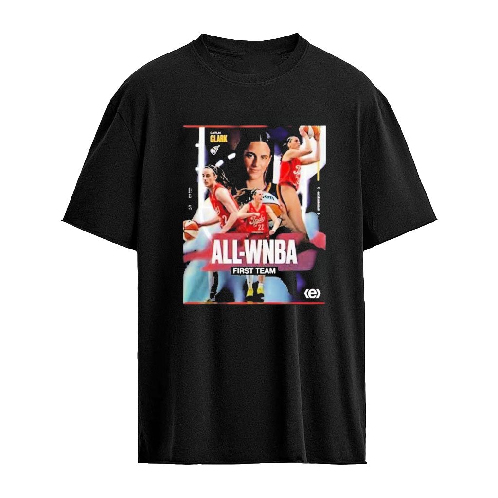 Caitlin Clark Indiana Fever No 22 Guard All-wnba First Team Shirt