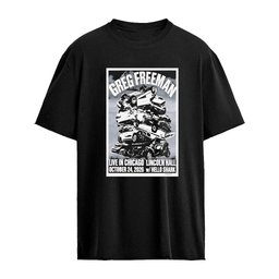 Greg Freeman With Hello Shark Lincoln Hall Chicago Illinois Oct 24 2026 Exclusive Show Shirt