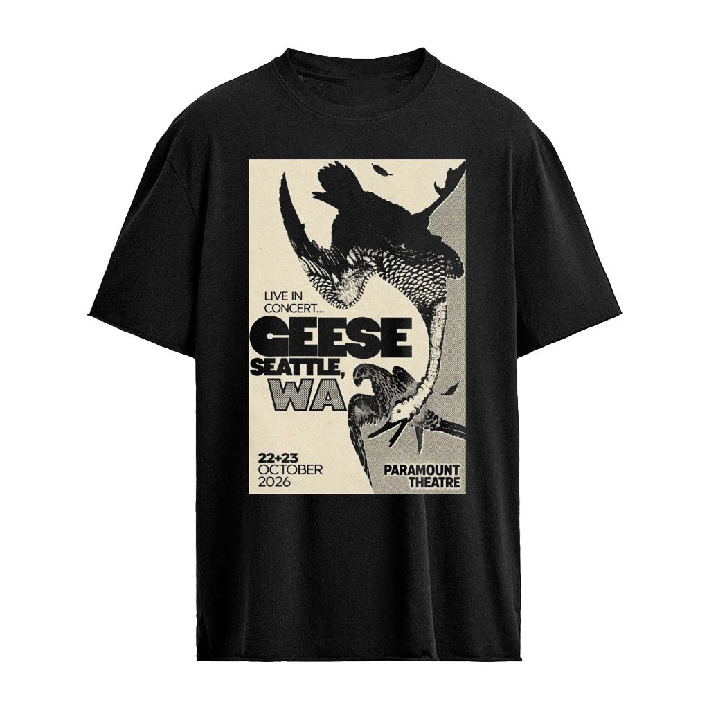 Geese October 23 2026 Paramount Theatre Seattle Washington Exclusive Concert Poster