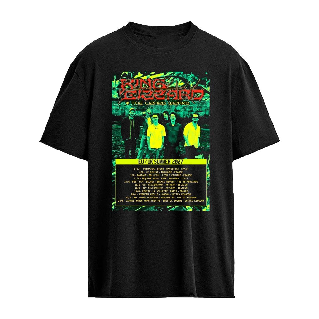 King Gizzard And The Lizard Wizard Summer EU And UK Tour 2027 Shirt