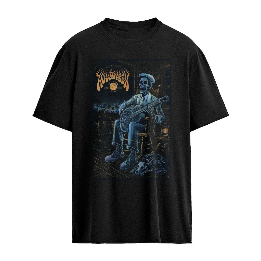 Hulaween Music Festival October 22-25 2026 Live Oak, FL Poster T-Shirt