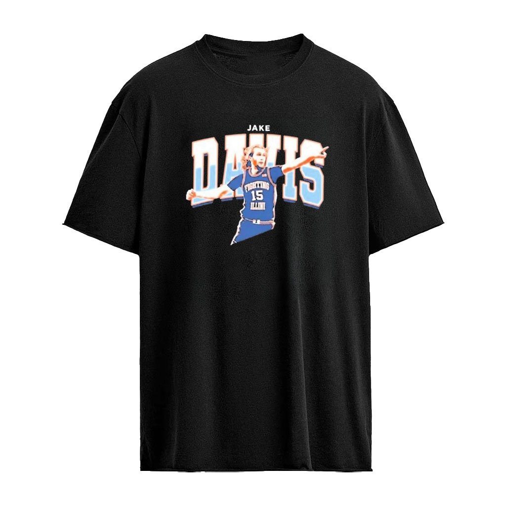 Illinois Fighting Illini Men’s Basketball Jake Davis Point Shirt