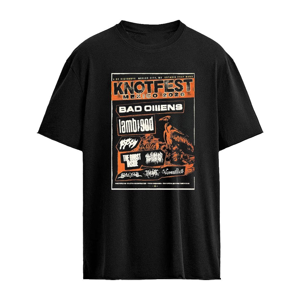 Knotfest Mexico 2026 Bad Omens Lamb Of God Estadio Fray Nano Mexico City December 5 Shirt