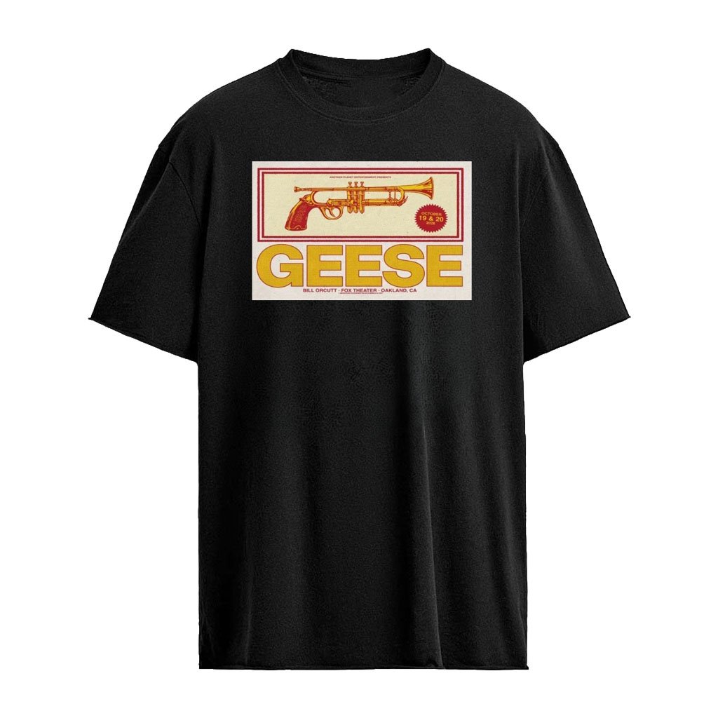 Geese Oakland California October 19 & 20 2026 Bill Orcutt Limited Edition Show Poster T-Shirt