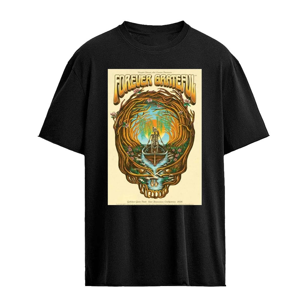 Grateful Dead Golden Gate Park 2026 Tour San Francisco October 25th Poster T-Shirt