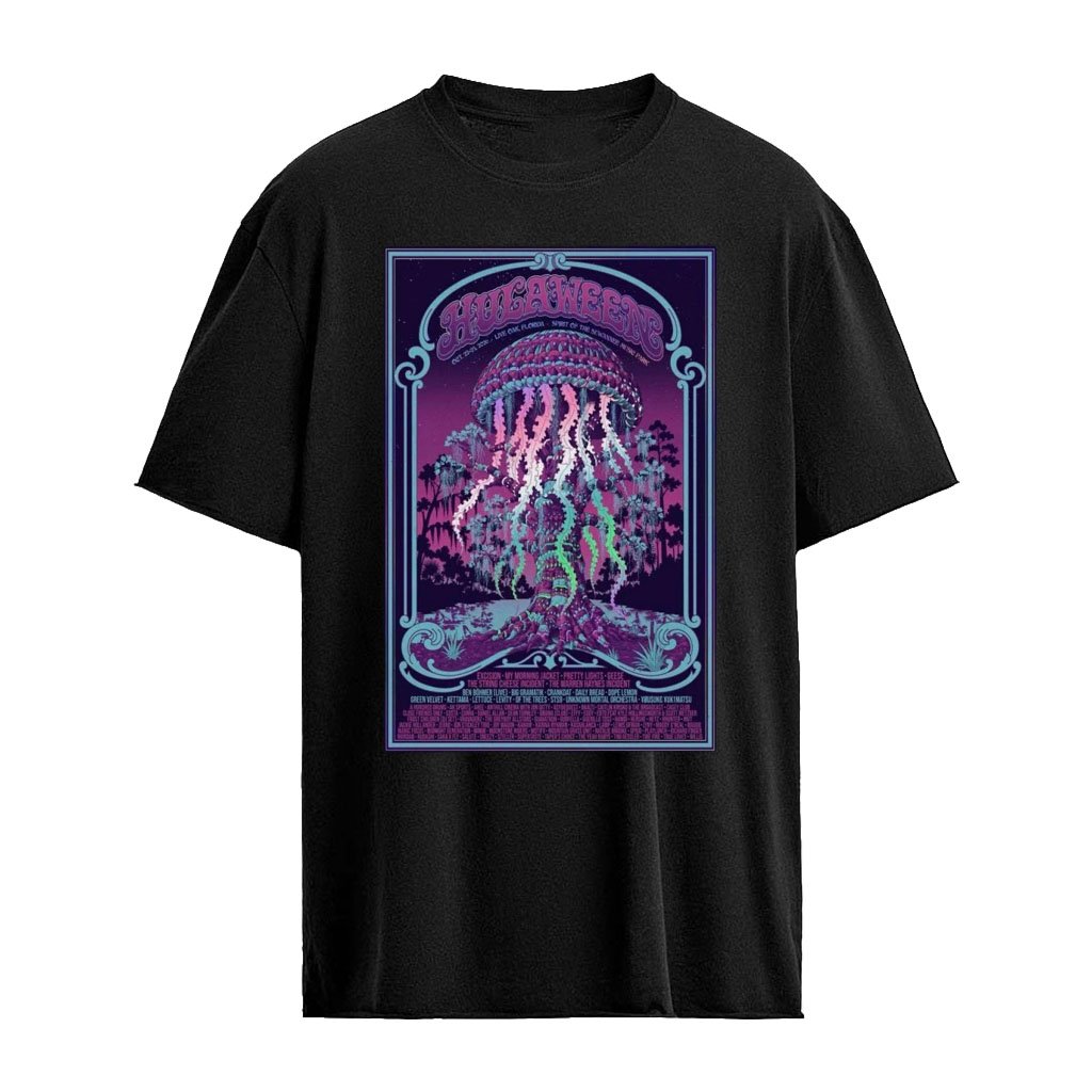 Hulaween Spirit of the Suwannee Music Park 2026 Poster T-Shirt