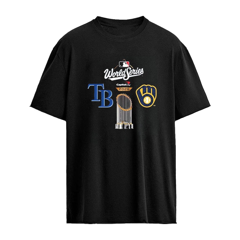 Mlb World Series Tampa Bay Rays Vs Milwaukee Brewers Matchup Logo Shirt
