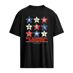 My Chemical Romance Los Angeles Hollywood Bowl 2026 Night 2 Event Tee October 23 2026 Star Symbols