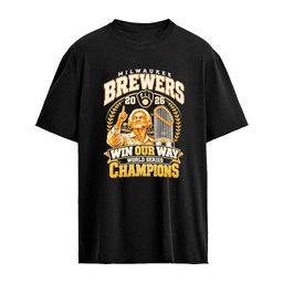 Milwaukee Brewers Win Our Way Bob Uecker World Series Champions 2026 Shirt