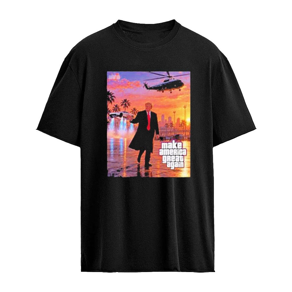 Make America Great Again Flying Cars Befor Gta 6 Shirt