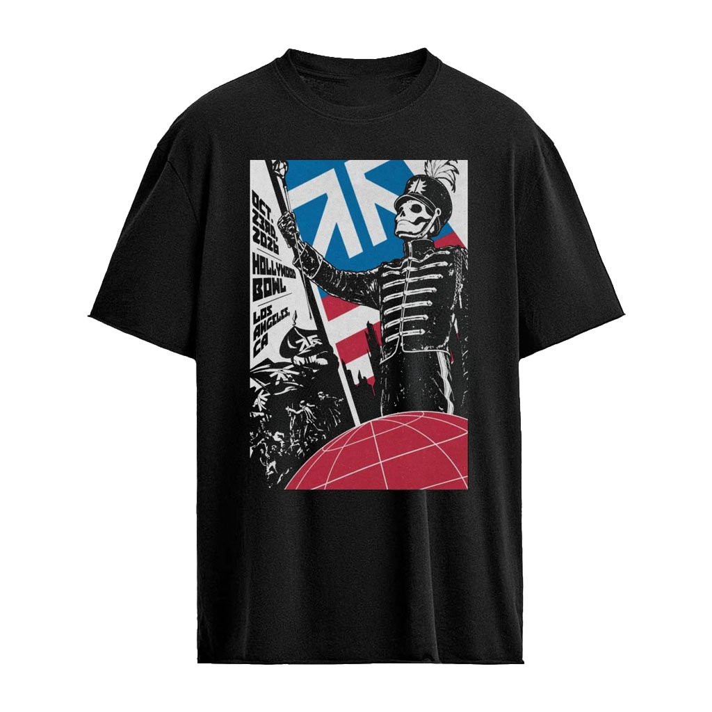MCR Hollywood Bowl Los Angeles 10.23.2026 The Black Parade Show Poster Exclusive T-Shirt