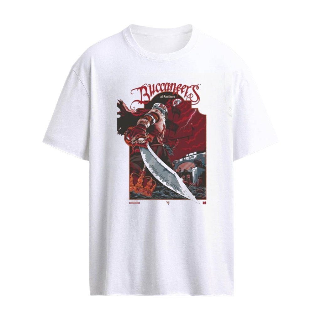 Buccaneer At Panthers Sunday Otc 25 2026 Shirt