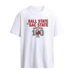 Ball State Vs Sac State Homecoming 100 2026 Shirt