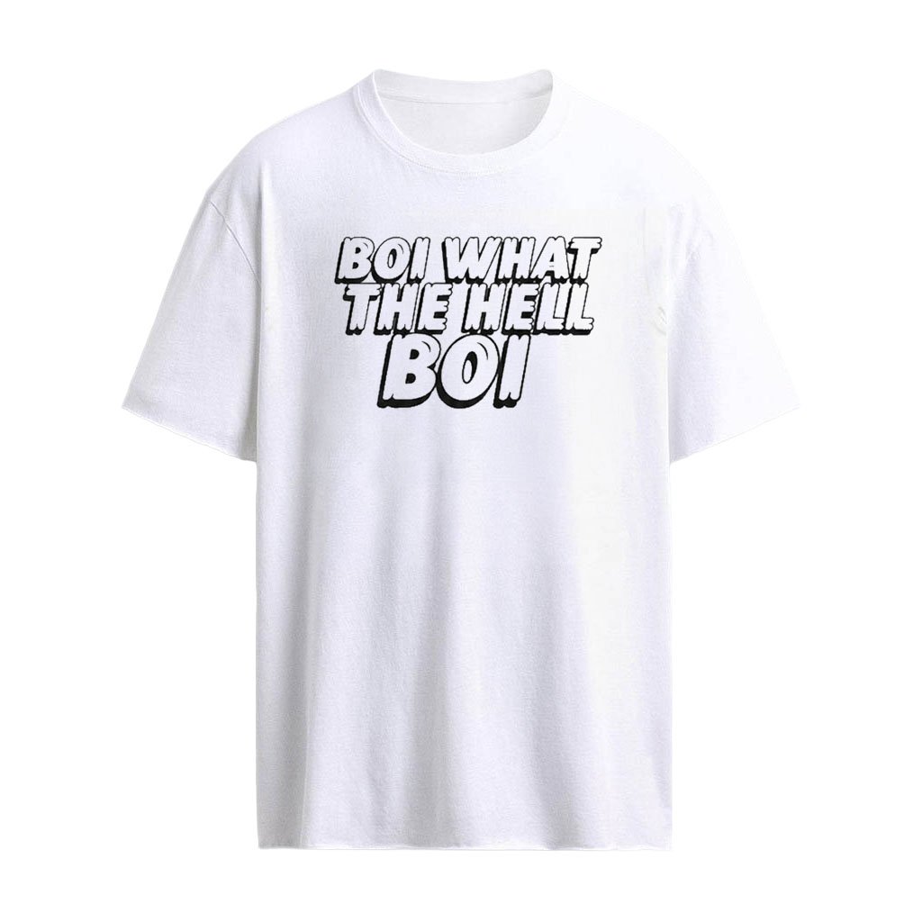 Boi What The Hell Boi Ringer Shirt