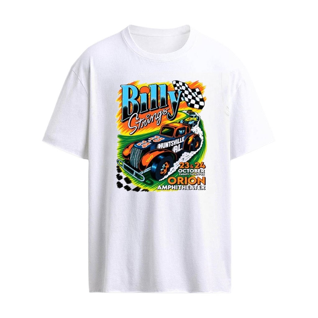 Billy Strings October 23-24 2026 The Orion Amphitheater Huntsville AL Tour T-Shirt Limited Edition