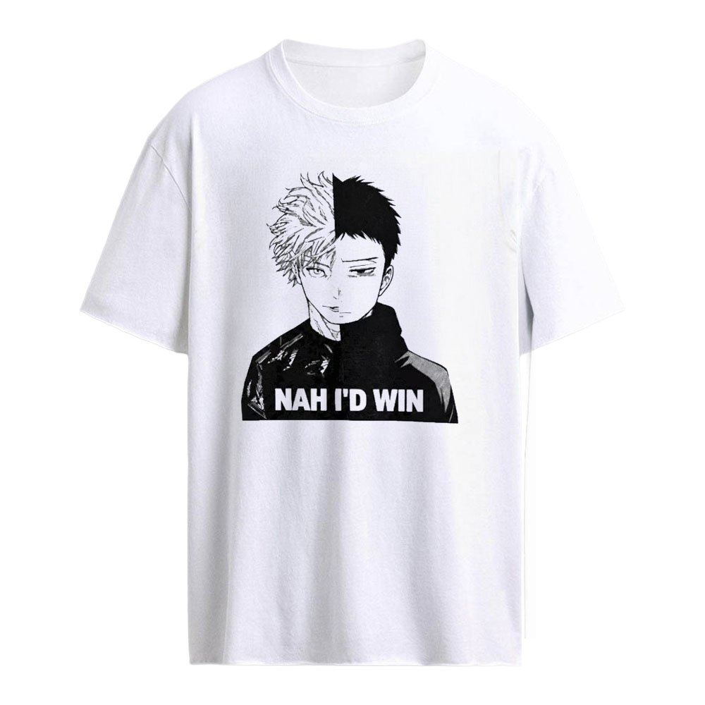 Gojo And Sukuna Nah I’d Win Anime Split Face Shirt