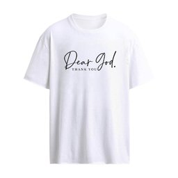 Dear God Thank You Christian Faith Shirt