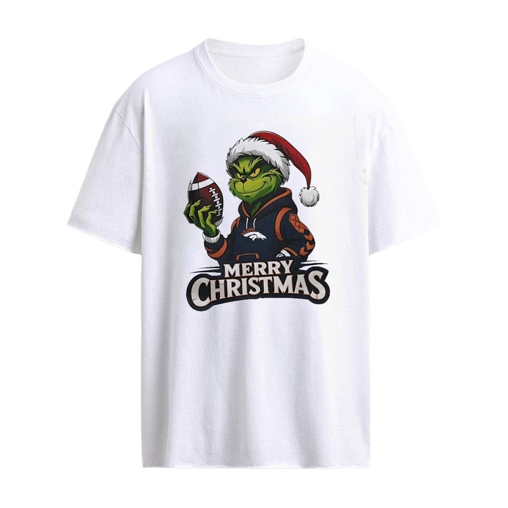 Denver And Broncos Santa Grinch Merry Christmas 2026 Shirt